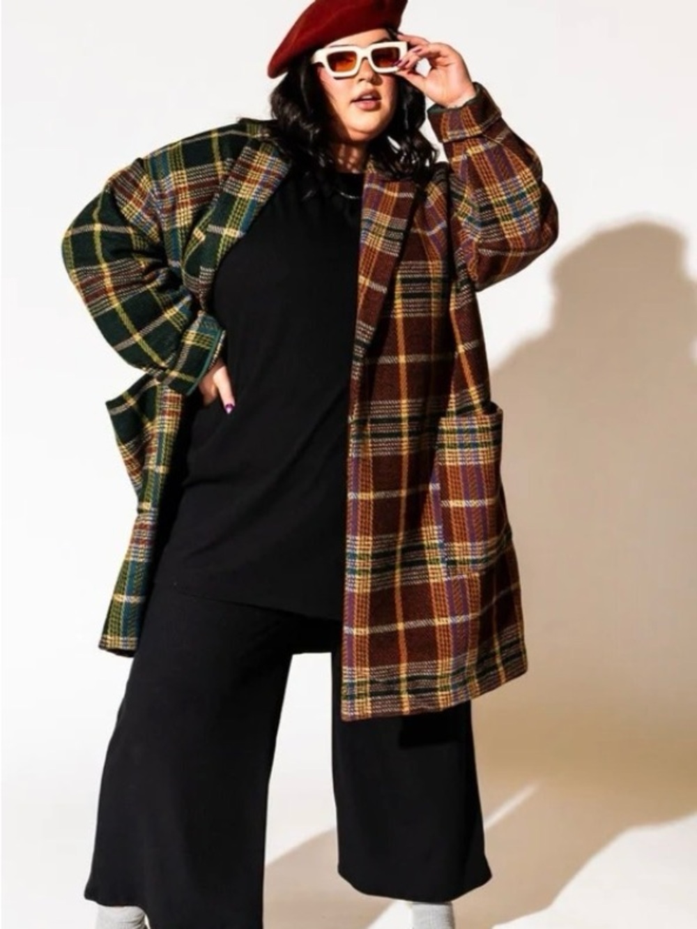 Dressed in Lala Scorpio Jacket size 2XL/3XL oversized plaid